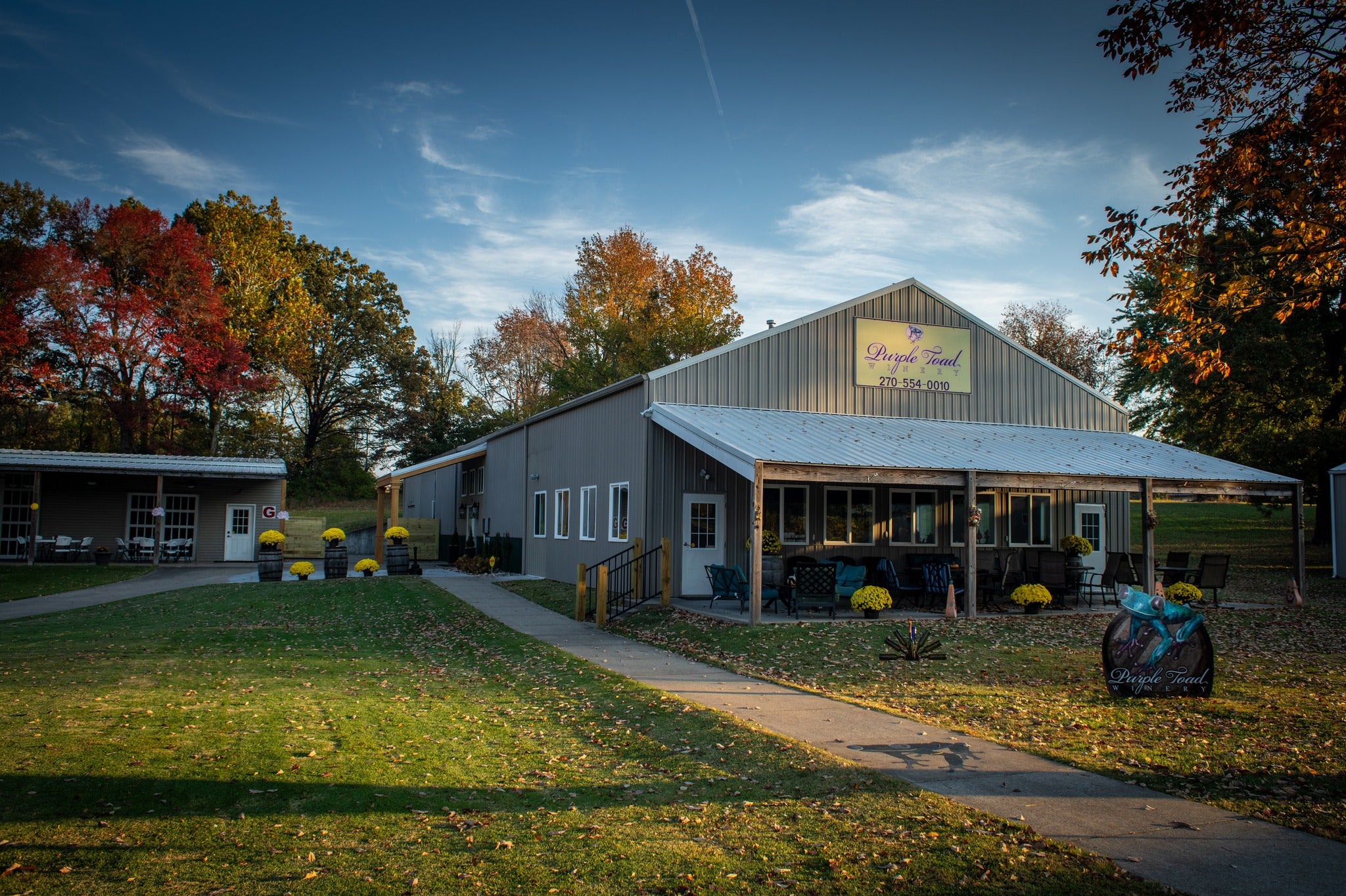 Purple Toad Winery and Distillery in Paducah, Kentucky