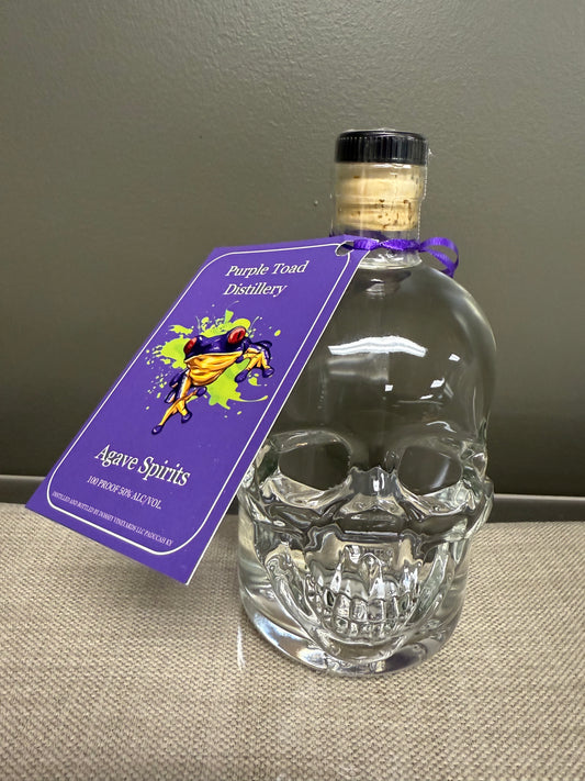 100 Proof Agave in 500 mL Skull Bottles