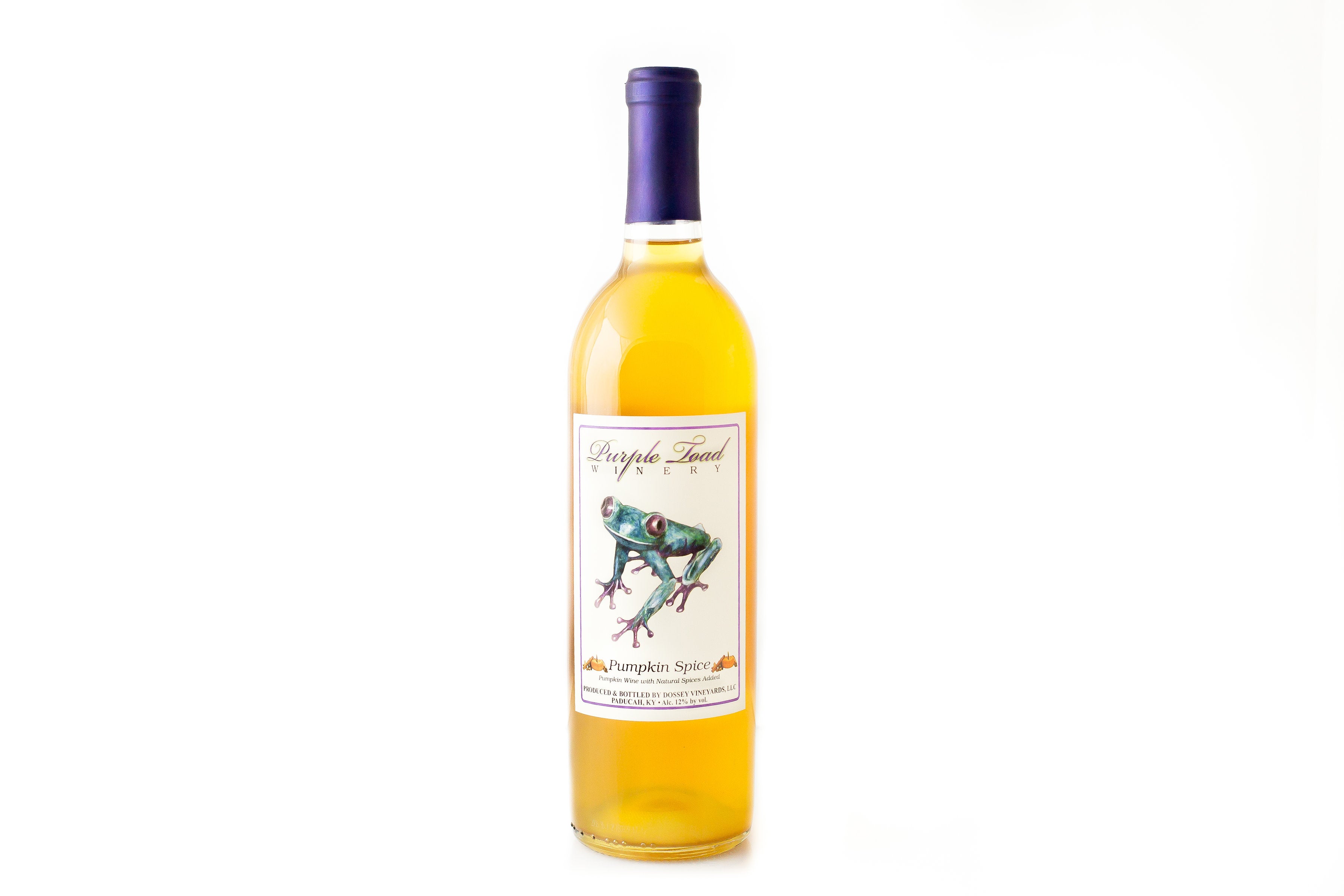 Pumpkin Spice Wine Purple Toad Winery Paducah, KY Purple Toad