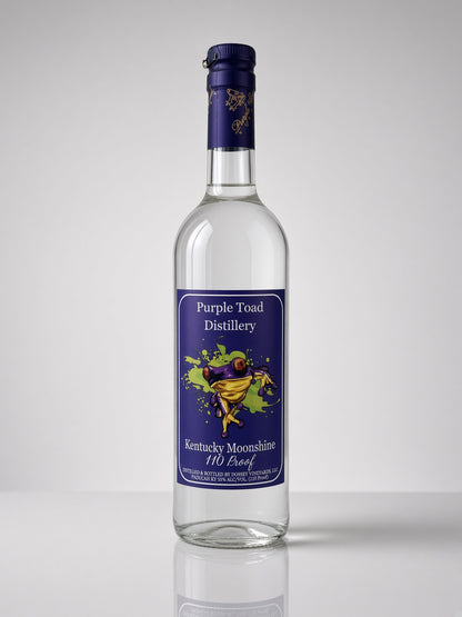 110 Proof Kentucky Moonshine in 750 mL Bottles — front bottle photo