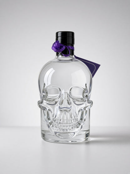 110 Proof Kentucky Moonshine in Skull Bottle — front bottle photo