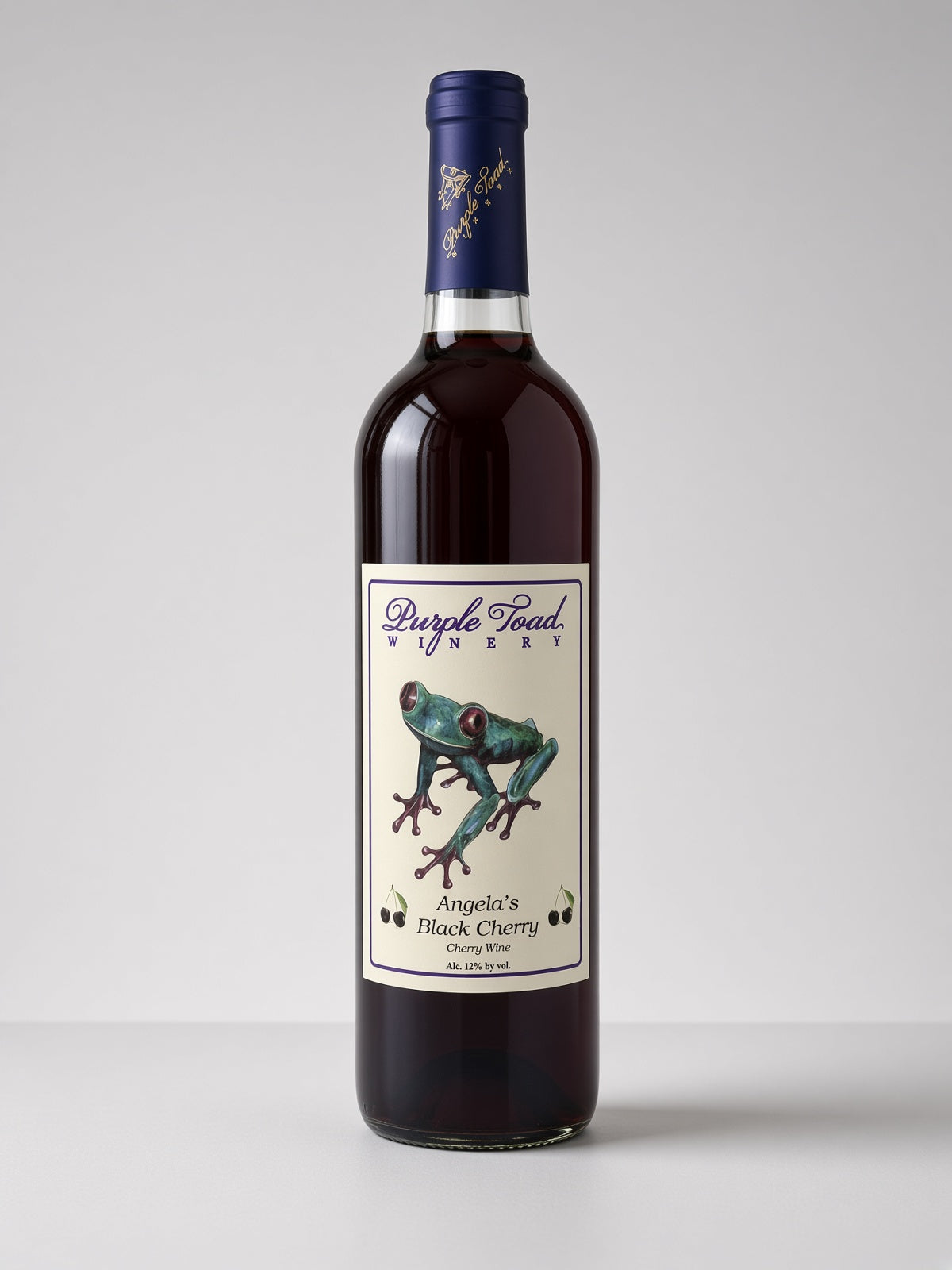 Angela's Black Cherry — front bottle photo