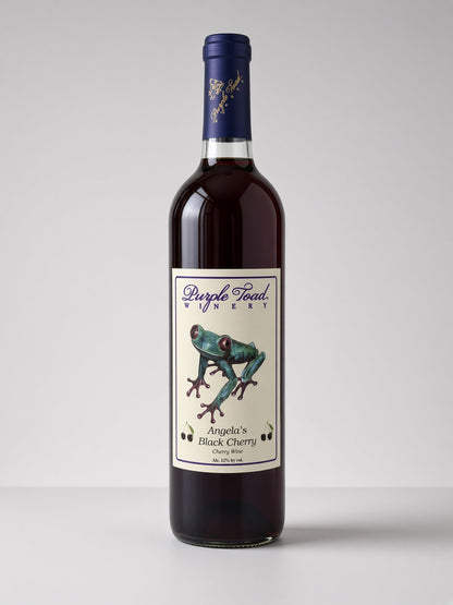 Angela's Black Cherry — front bottle photo