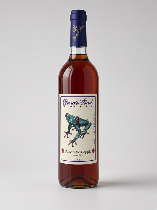 June's Red Apple — front bottle photo