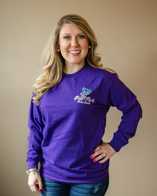 Purple Women's Purple Toad Unisex Long Sleeve T Shirt