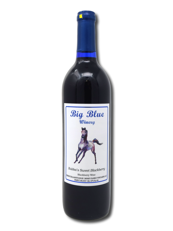 Bubba's Sweet Blackberry 750mL - Big Blue Winery
