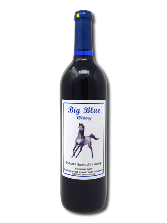 Bubba's Sweet Blackberry 750mL - Big Blue Winery