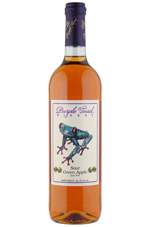 Sour Green Apple Wine Purple Toad Winery Paducah, KY