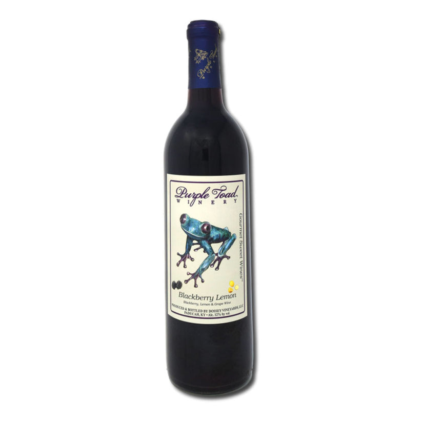 Blackberry Lemon Wine Purple Toad Winery Paducah, KY